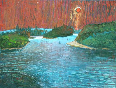 029 - Black Duck Siding 18x24